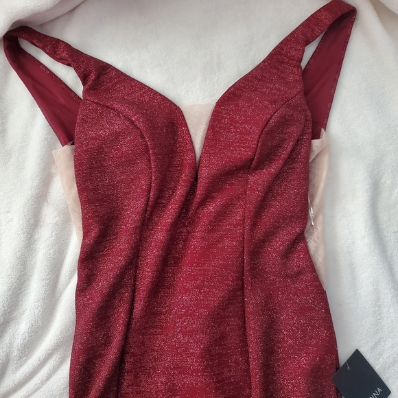 Marina Glitter Illusion NYE dress - Picture 3 of 4